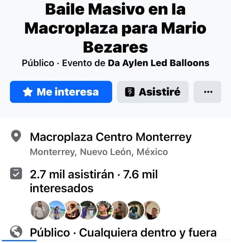 mario bezares evento