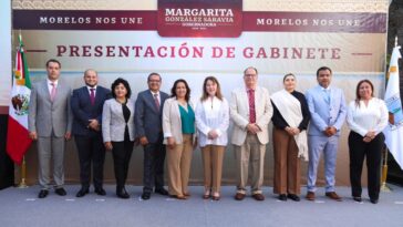 Margarita González Saravia encabeza la cuarta presentación de su Gabinete