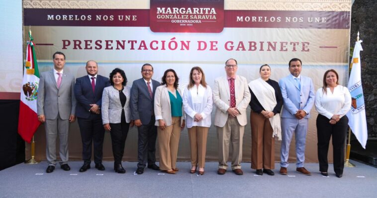 Margarita González Saravia encabeza la cuarta presentación de su Gabinete