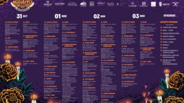 Calendario Festival Miquixtli