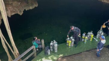 Encuentran sin vida a buzo Argentino en cenote de Yucatán