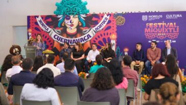 Gobernadora de Morelos presenta el Festival Miquixtli 2024