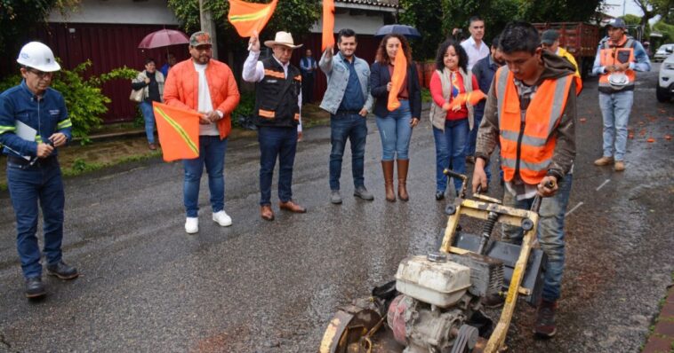 Inician trabajos de rehabilitación en colonia Delicias