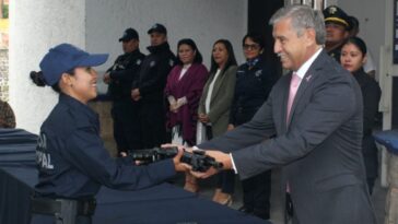 Otorgan equipamiento nuevo a la Policía Preventiva y Vialidad