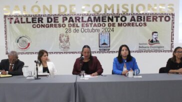 Realizan Taller de Parlamento Abierto en Congreso