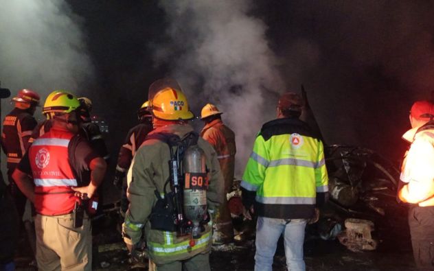 Incendio en Flores Magón