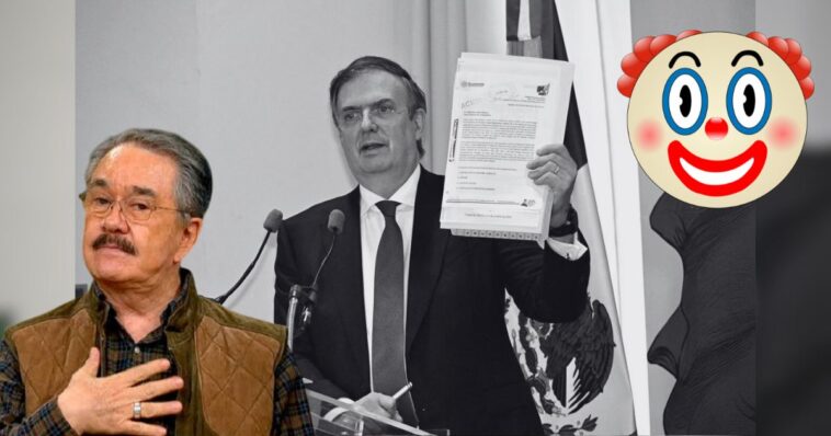 Marcelo Ebrard y Pedro Sola