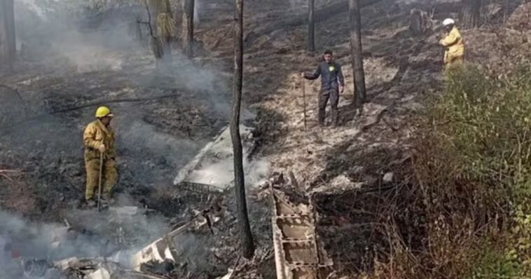 Siete fallecidos tras desplome de avioneta en Jalisco