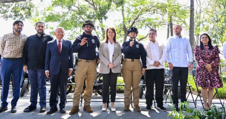 Gobierno Morelos entrega motopatrullas a la Policía Turística