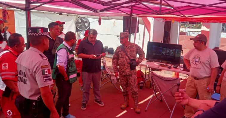 Realizan recorrido de seguridad durante Carnaval de Tepoztlán