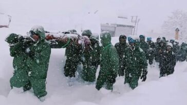 Se registra avalancha en la frontera indo-tibetana